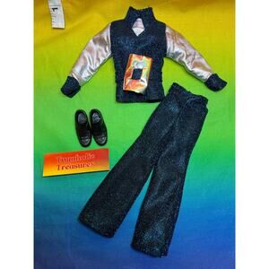 Vintage Sonny Bono Doll Figure Space Prince Outfit 1976 Mego Clothing Set cher
